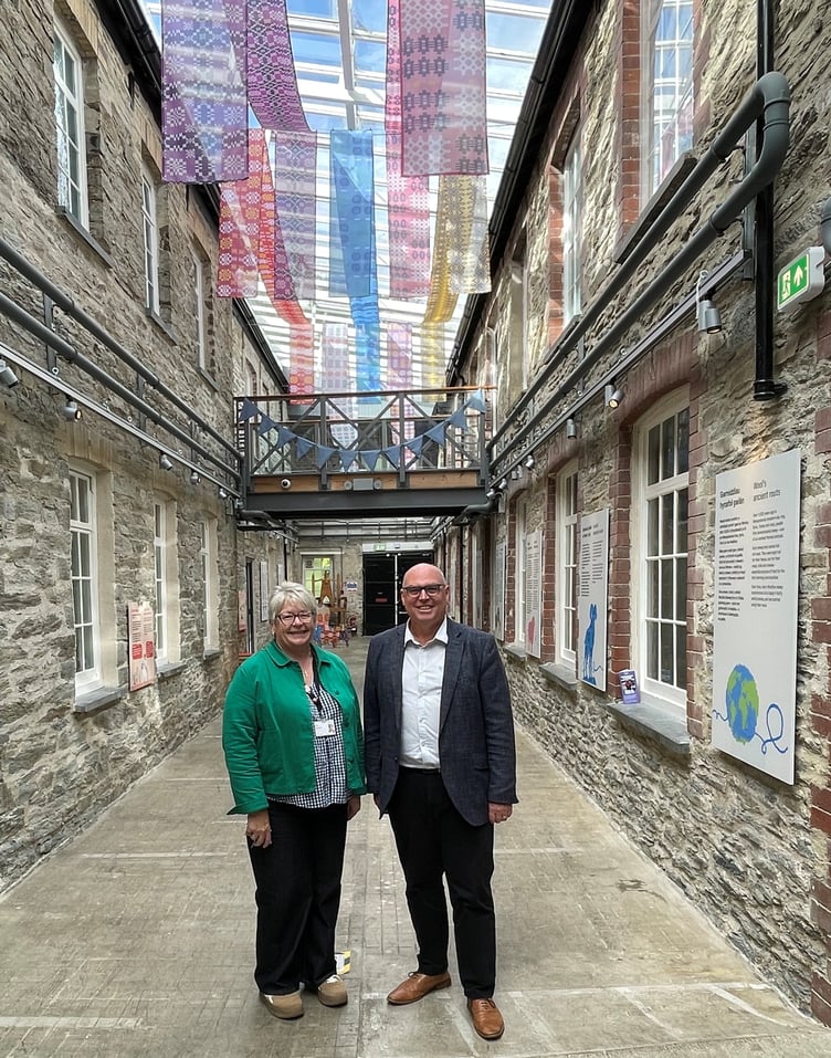 Paul Davies explores the National Wool Museum with Ann Whittall, head of the museum based at the old Cambrian Mills in Dre-fach Felindre