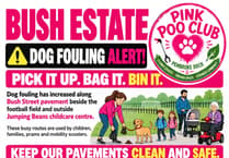 Pembroke Dock's Pink Poo Club fights dog fouling