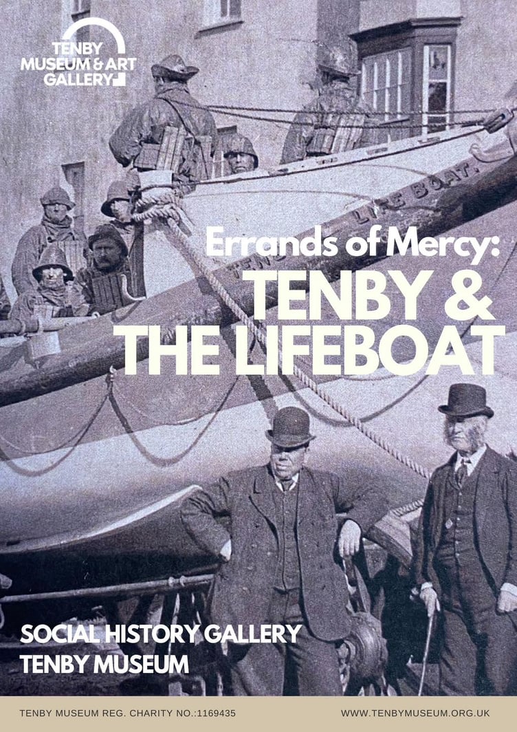 Poster for Tenby Museum’s Lifeboat Exhibition