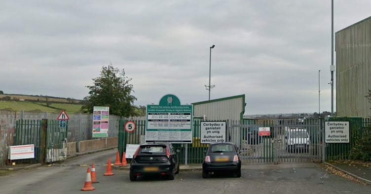 Waterloo Road Waste Recycling Centre, Pembroke Dock
