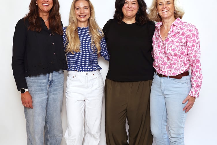 Caroline, Sophie, Emma and Becky founded Peachie in 2023