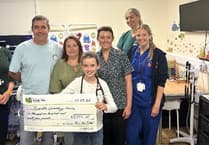 Wing Walk challenge raises £1,194 for Glangwili Hospital's Cardiology Unit