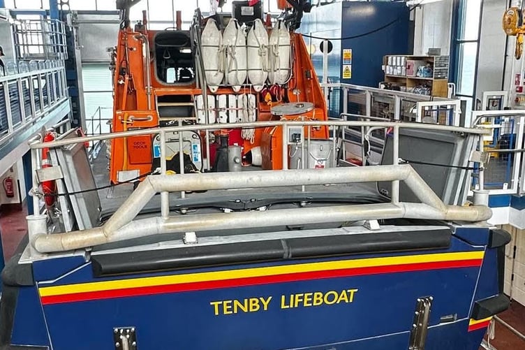 It’s been a busy 7 days for the station, with the all-weather lifeboat Haydn Miller returning to Tenby following several months of maintenance at Mainstay Marine.