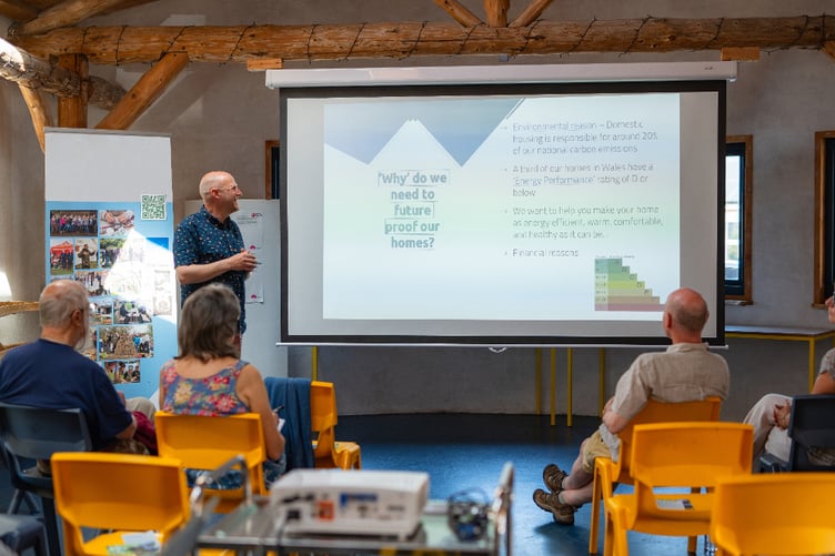 An expert talk by Peter Kay, from Cwm Arian's energy team