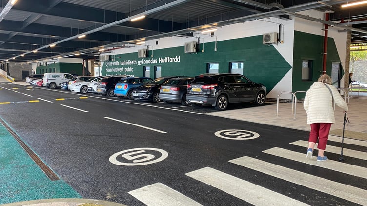 The car park is spacious, with pedestrian crossings, cycle bays and accessible parking spaces.