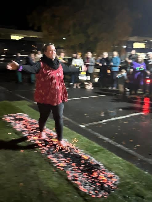 Hywel Dda Fire Walk fundraiser returns to Glangwili Hospital in Carmarthen