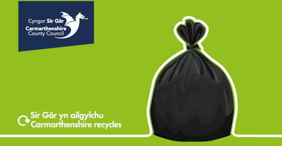 Important changes to black bag collections across Carmarthenshire as new recycling service rolls out