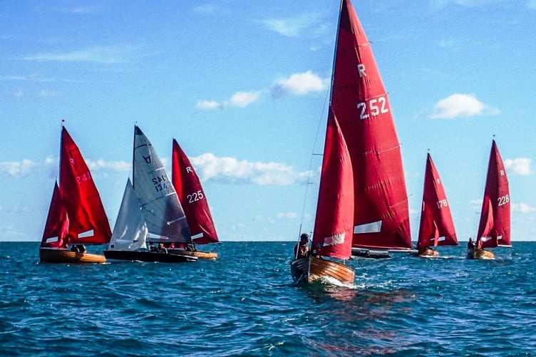 Dinghy racing in Tenby