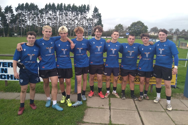 Pembroke youth players representing Pembrokeshire College