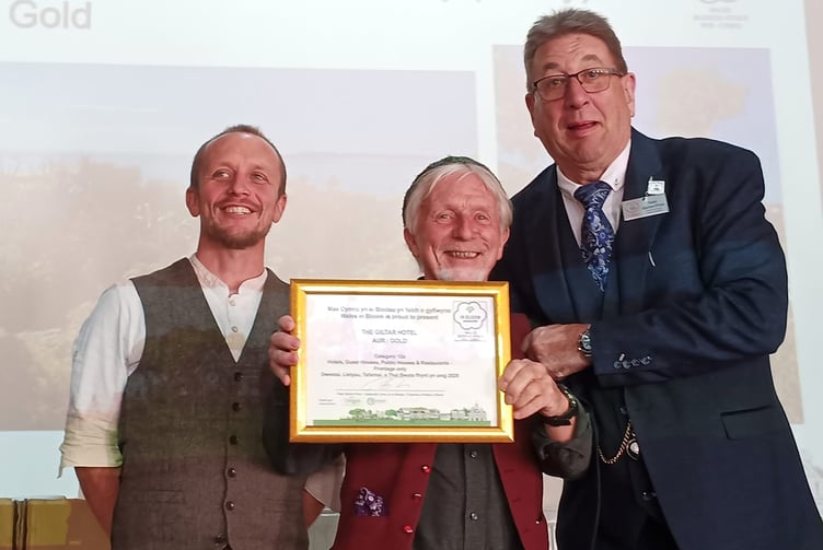 The Giltar Hotel and The Atlantic Hotel, both in Tenby, achieved Gold awards.