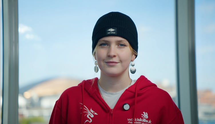 Pembrokeshire College student Heidi Askew is set to compete in the WorldSkills UK National Finals, as one of 126 Welsh competitors taking part in the event