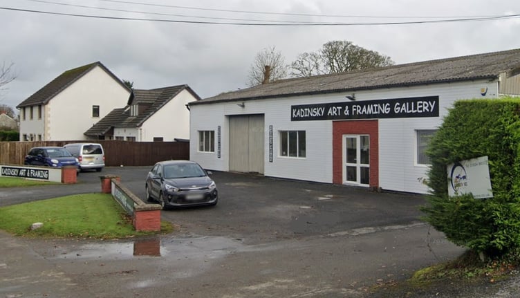The former Kadinsky gallery, Redstone Road, Narberth.