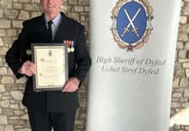 High Sheriff Award for Tenby Watch Manager Jeremy Lees