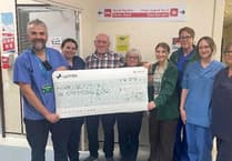 Golden Wedding couple's generous gift to Glangwili Hospital