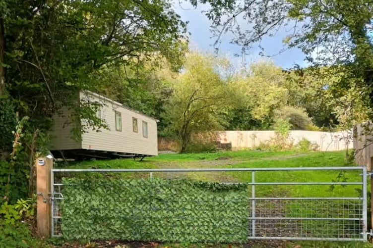 A scheme for a gypsy traveller site at Froghall Yard, Moreton Lane, Saundersfoot has been refused for a third time. Picture: Pembrokeshire Coast National Park webcast.