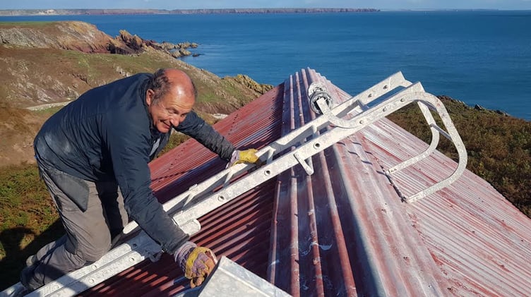 Mike Davies, who has lived in Fishguard for the past eight years and volunteers regularly on Skokholm Island with the Wildlife Trust of South and West Wales