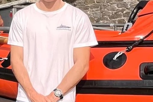At just 20 years old, Tenby RNLI volunteer Eddie Waring has achieved a major milestone, qualifying as a helm on the station's D class inshore lifeboat,