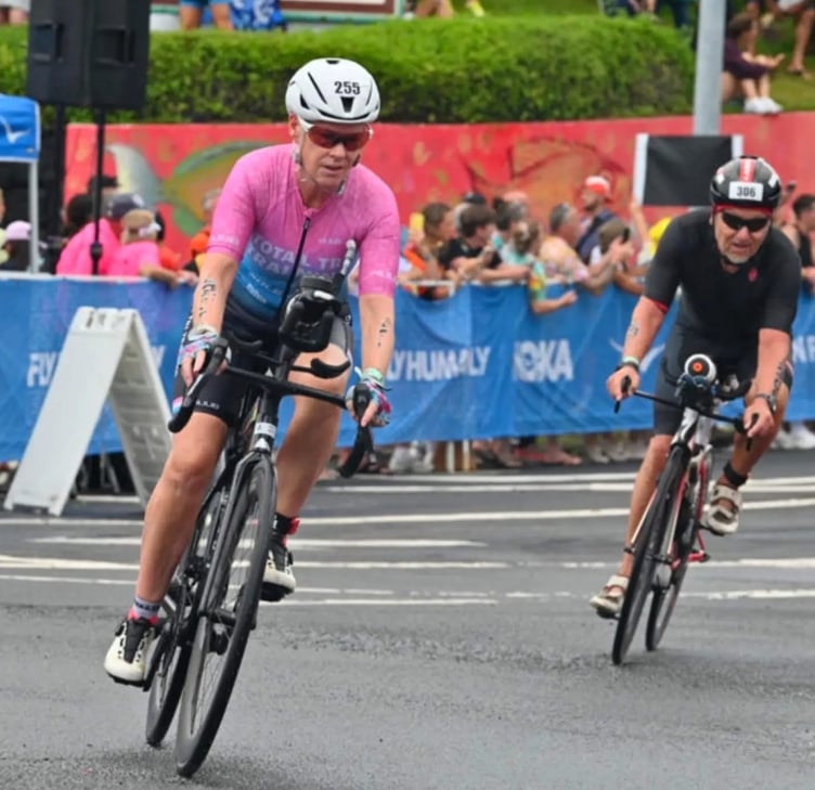 Lana Brace from Tenby has completed the Ironman World Championships in Hawaii with an outstanding time