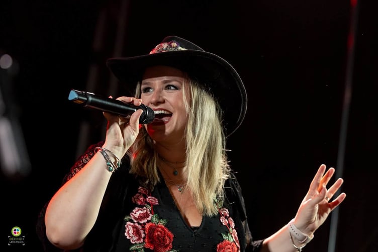 The Western Shires performer at Harvest Hoedown, Haverfordwest