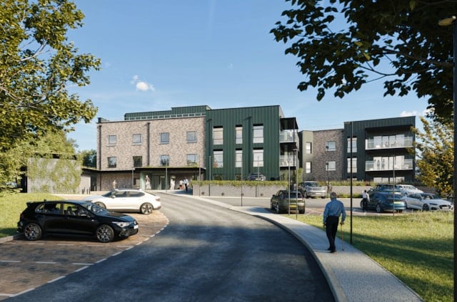 3D visualisation of the new Plas Y Bryn Care Home
Image credit: Lawray Architects.
