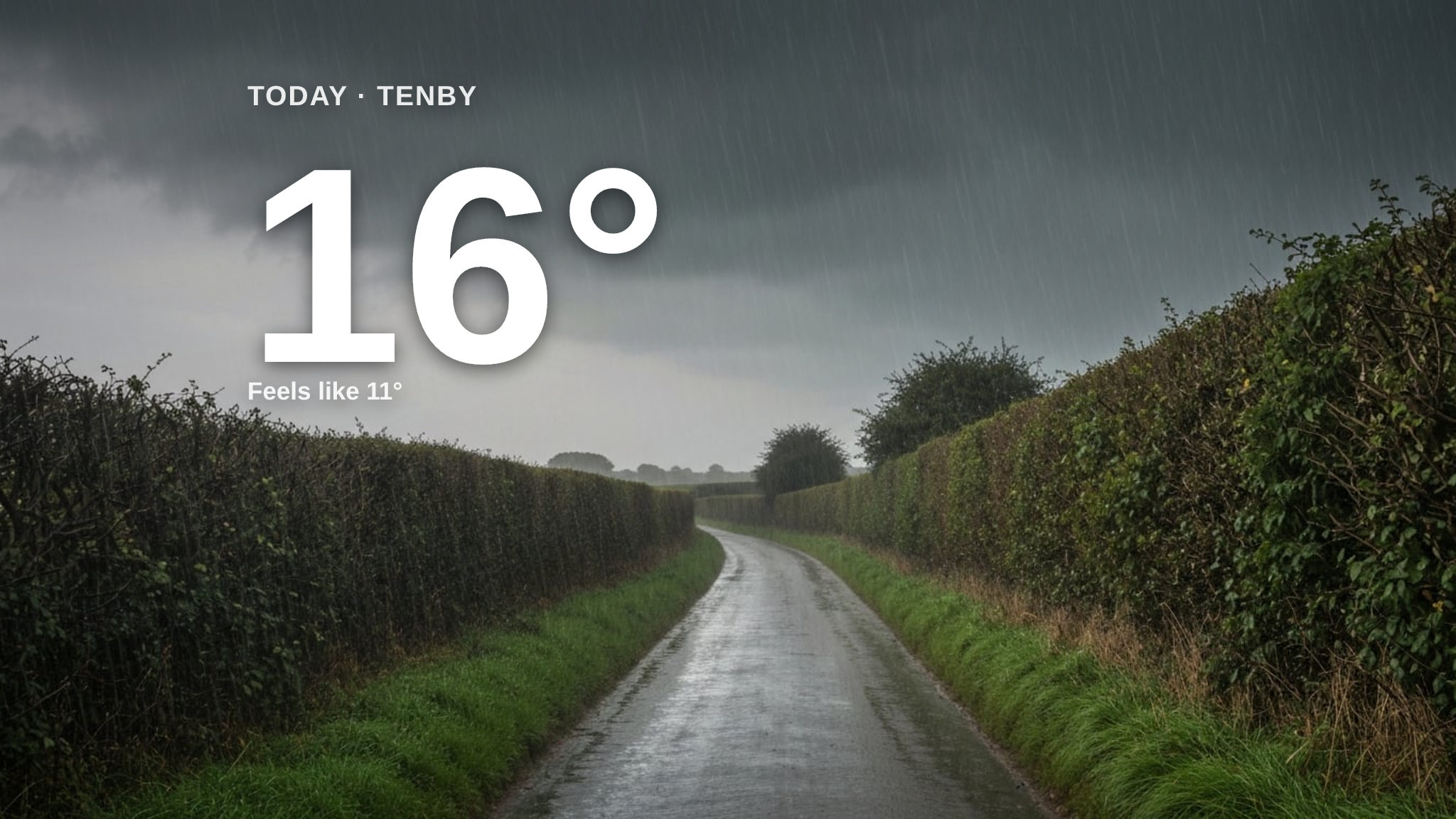 Heavy rain on the way for Tenby - here's your Saturday forecast