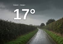 Heavy rain for Tenby today - here's your Monday forecast