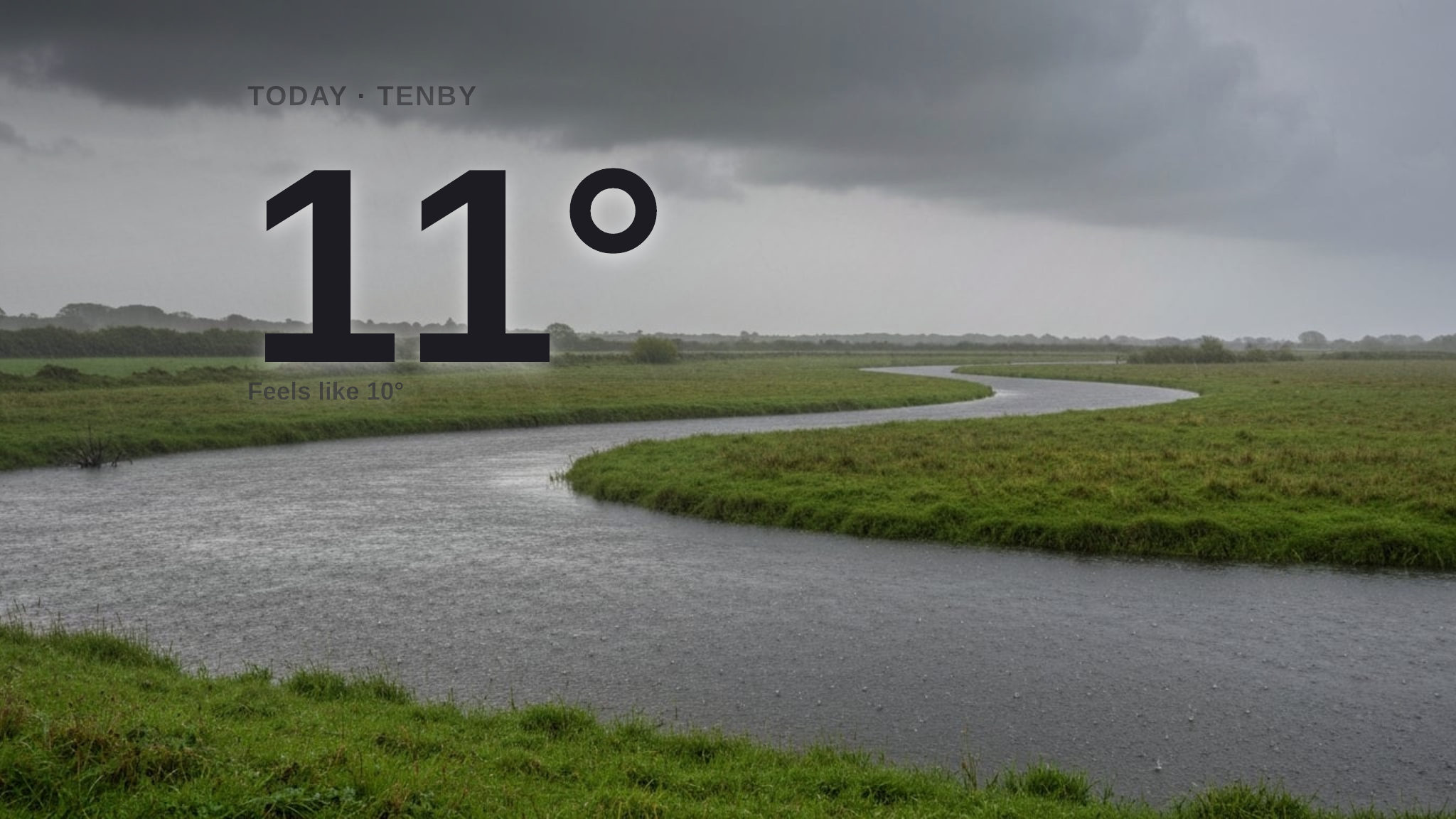 Heavy rain for Tenby today - here's your Friday forecast