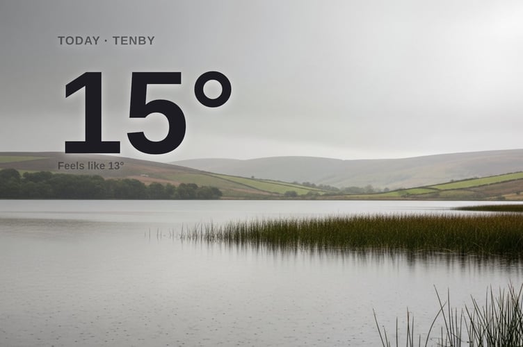 Tenby weather: cloudy Wednesday with rain showers likely and a high of 15°C