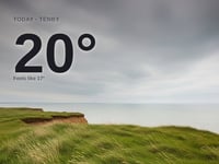 Tenby: overcast day, high of 20°C