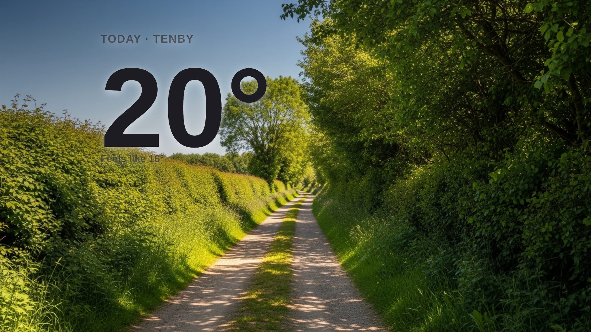 Sunny skies for Tenby today - here's what to expect