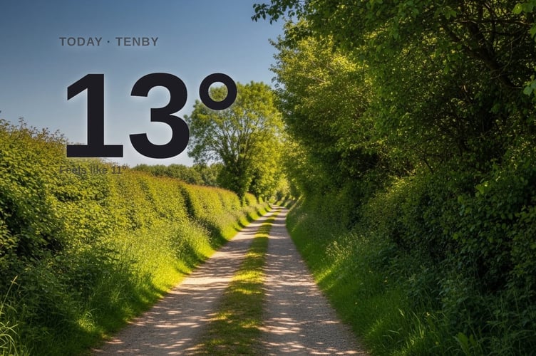 Tenby weather: sunny Sunday with little chance of rain and a high of 13°C
