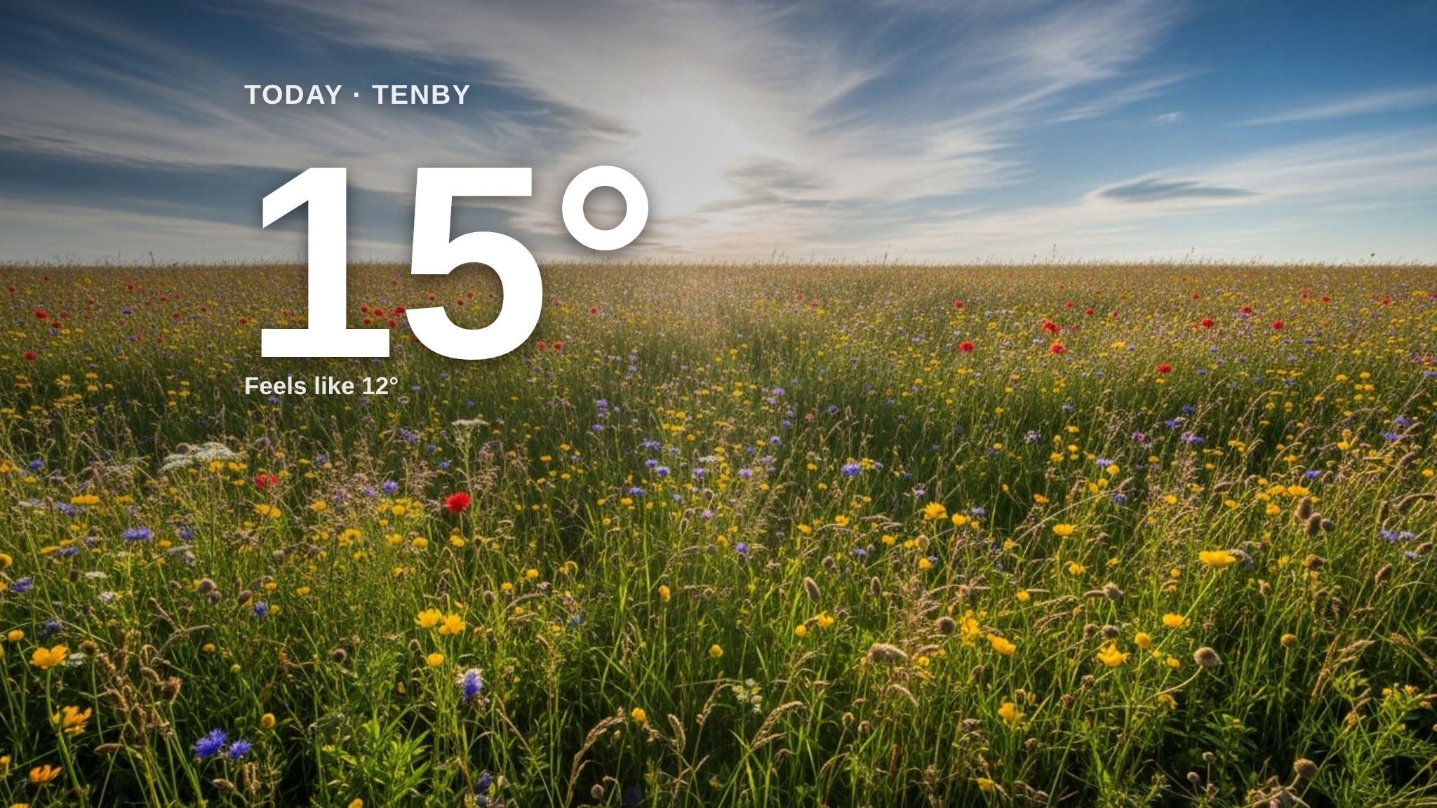 Partly cloudy skies for Tenby today - here's your Thursday forecast